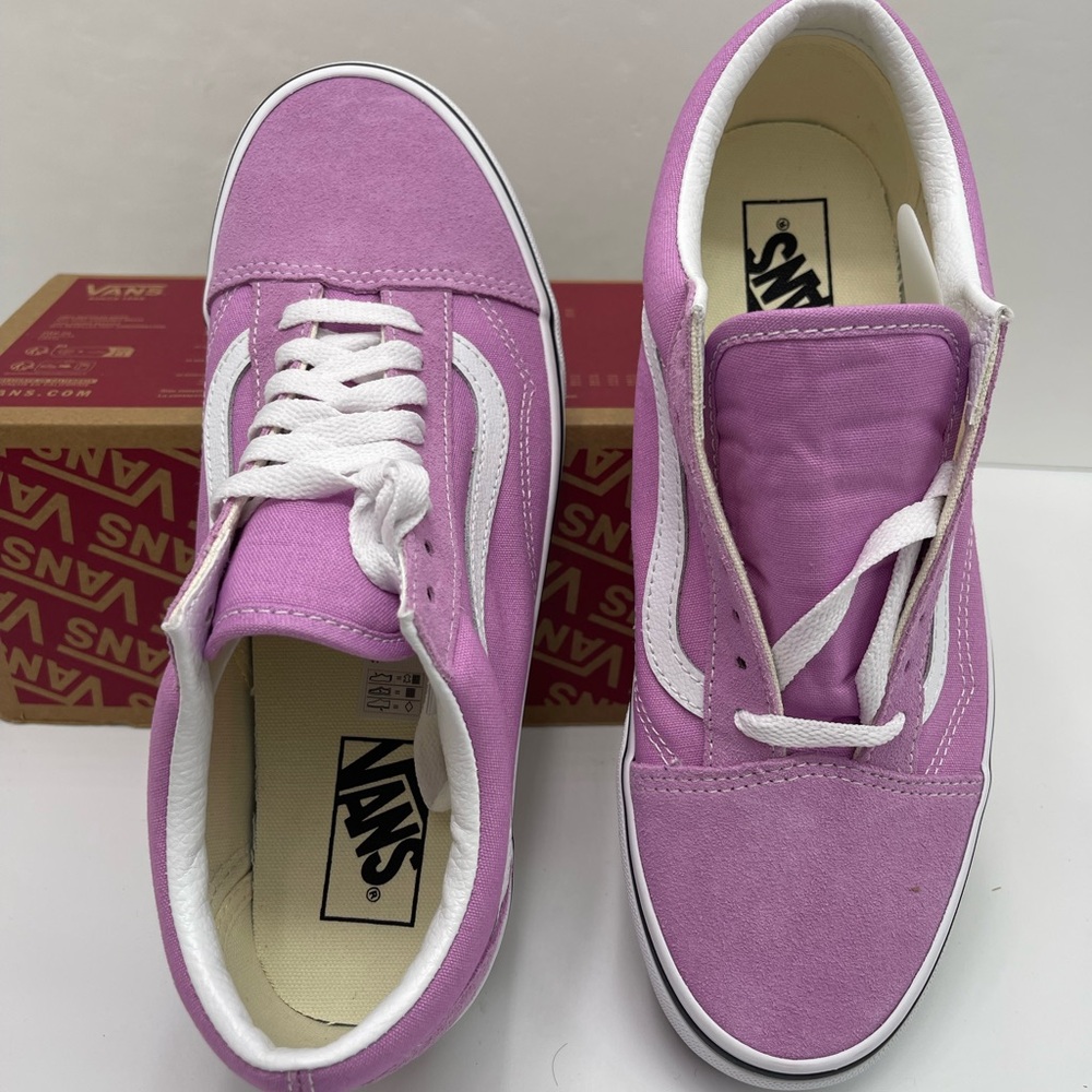Vans Old Skool
Orchid/True White Sneakers Lavender 
VN0A3WKT3SQ - Picture 11 of 16
